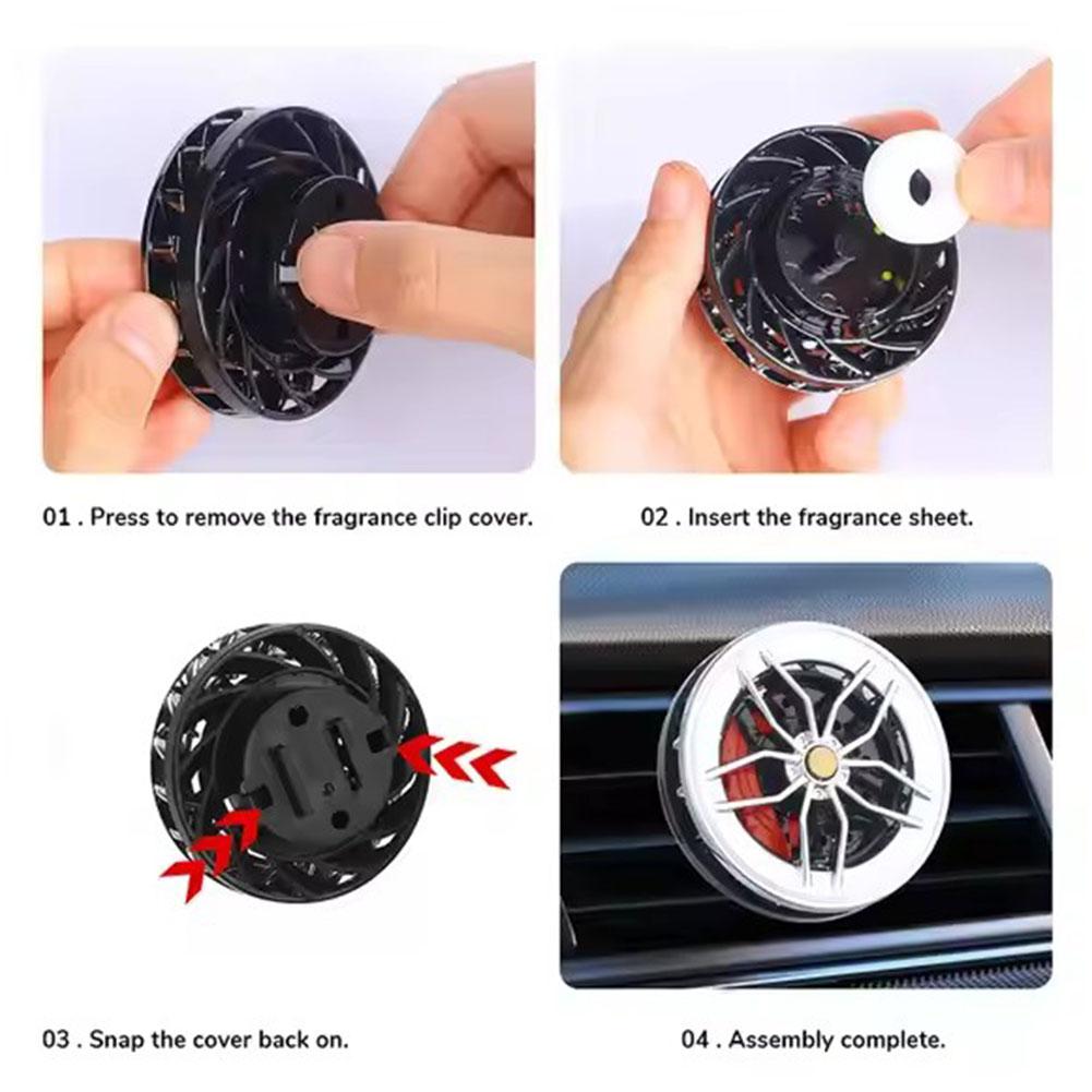 Rotatable Car Air Freshener Cl - Perfume Fragrance Wheel recensie en prijs